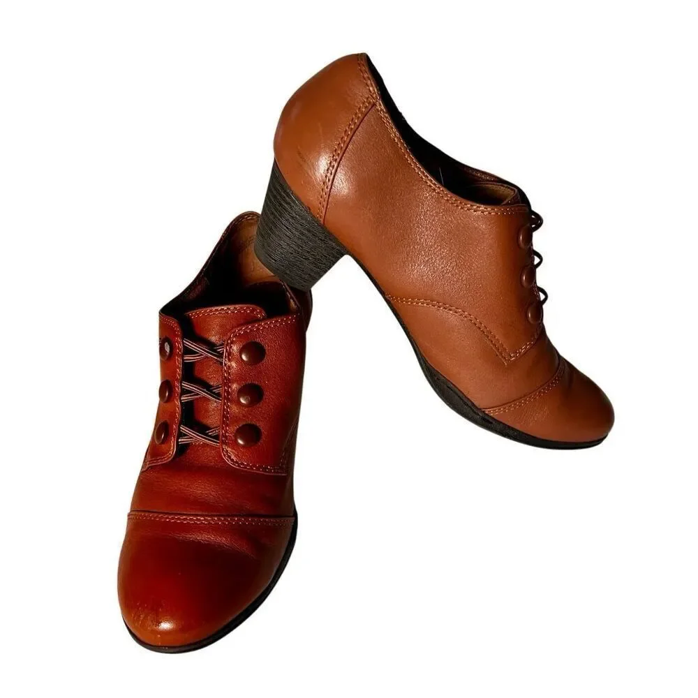 Montana Artisan Crafted Womens Shoes Caitlyn 8.5M Ankle Boots Tan Soft Leather